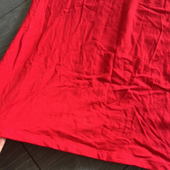 Red Long-Sleeve Crewneck Shirt - Picture 3 of 6